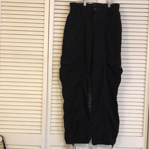 AEROPOSTALE  WOMEN Black Utility Cargo Pants SZ 6